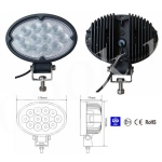 LED фара 36w (овал) ближнего света