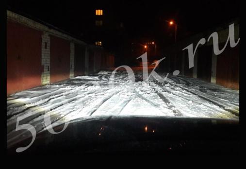 LED фара 35w + DRL FLOOD 90мм